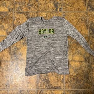 Long sleeve Nike dri fit shirt - Baylor university